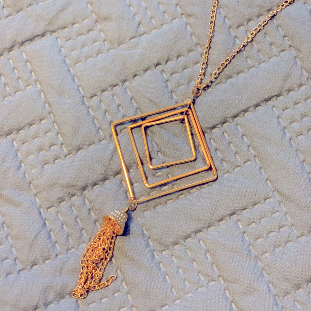 Gold Design Fashion Statement Necklace